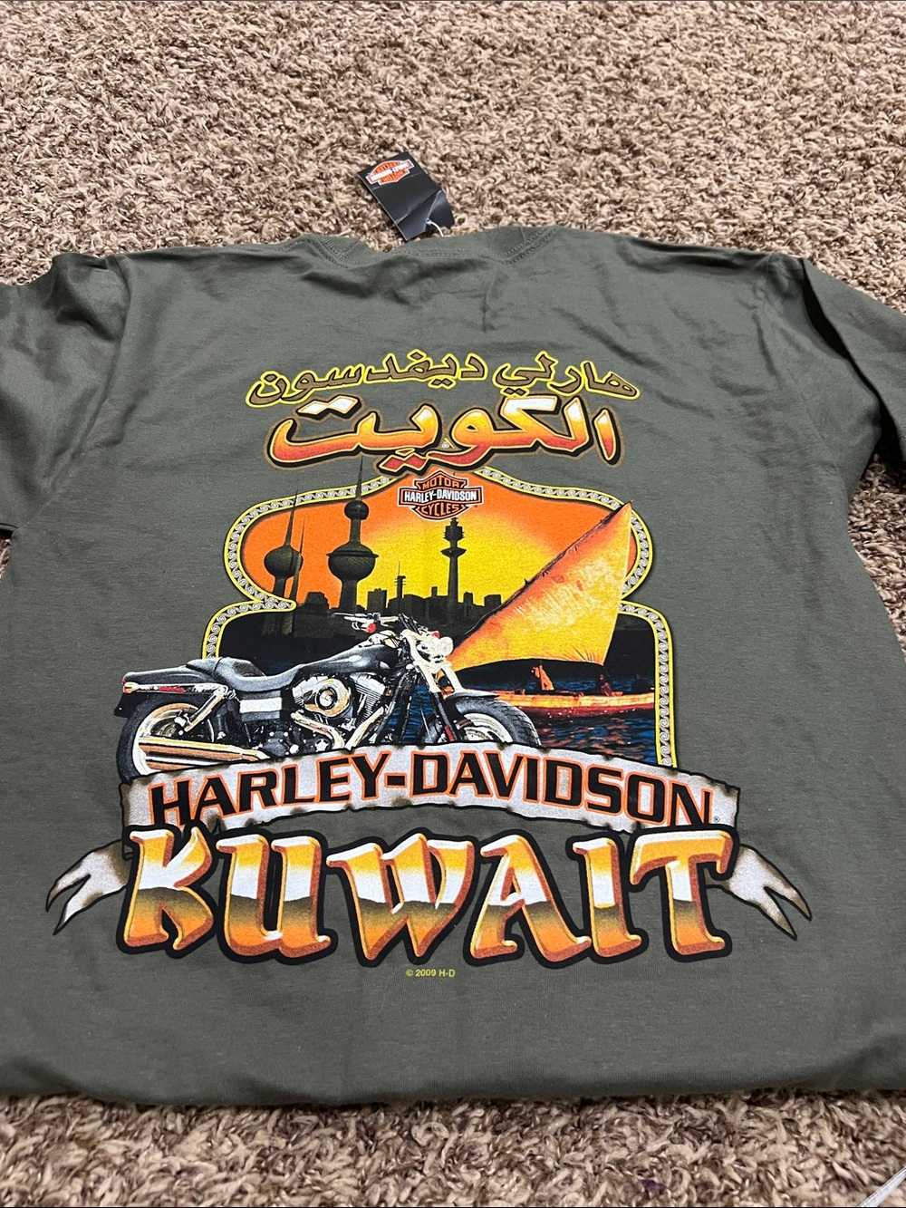 NWT Harley Davidson Kuwait tshirt sz S